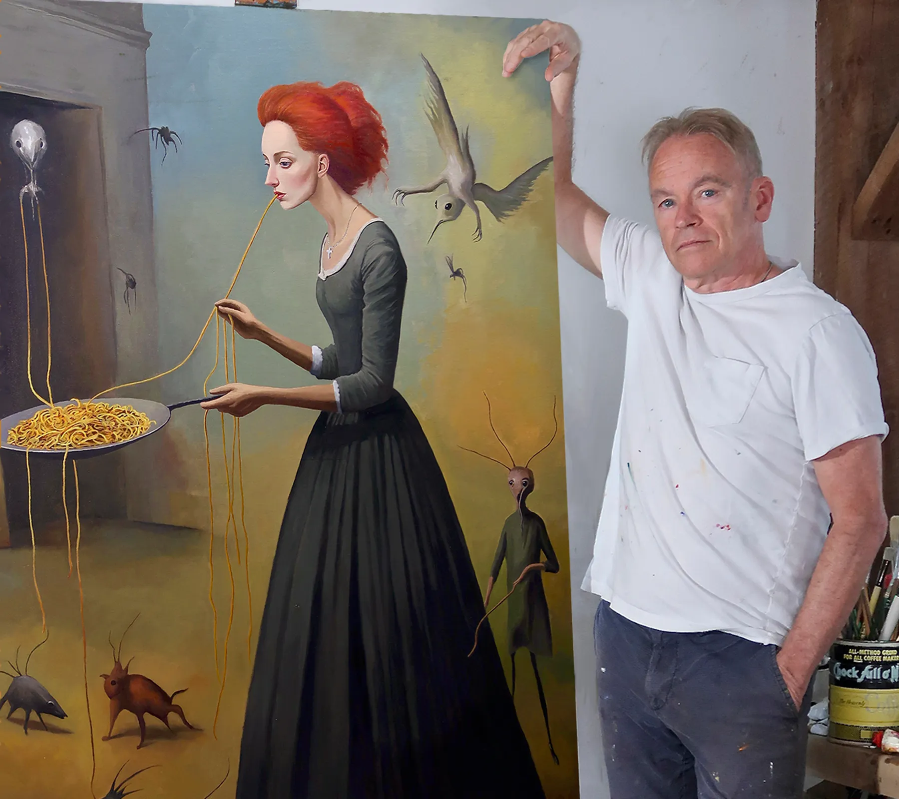 Kevin Kuenster, artist at Mriya Gallery
