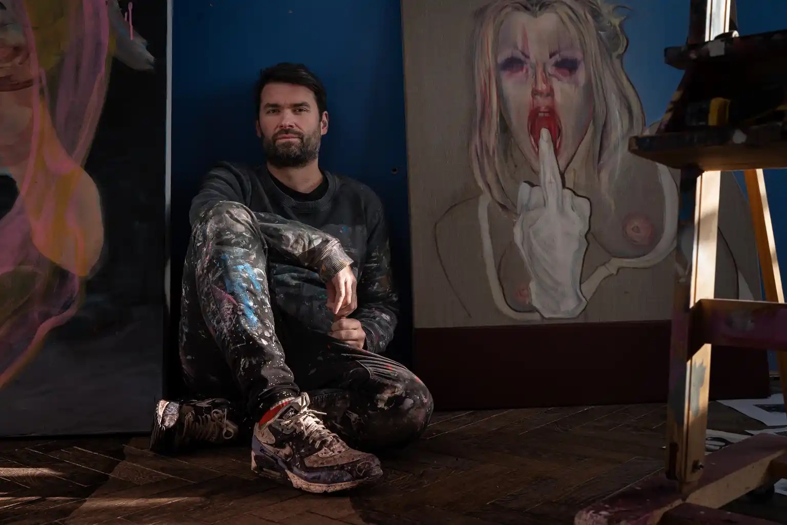 Tomas Jetela, artist at Mriya Gallery