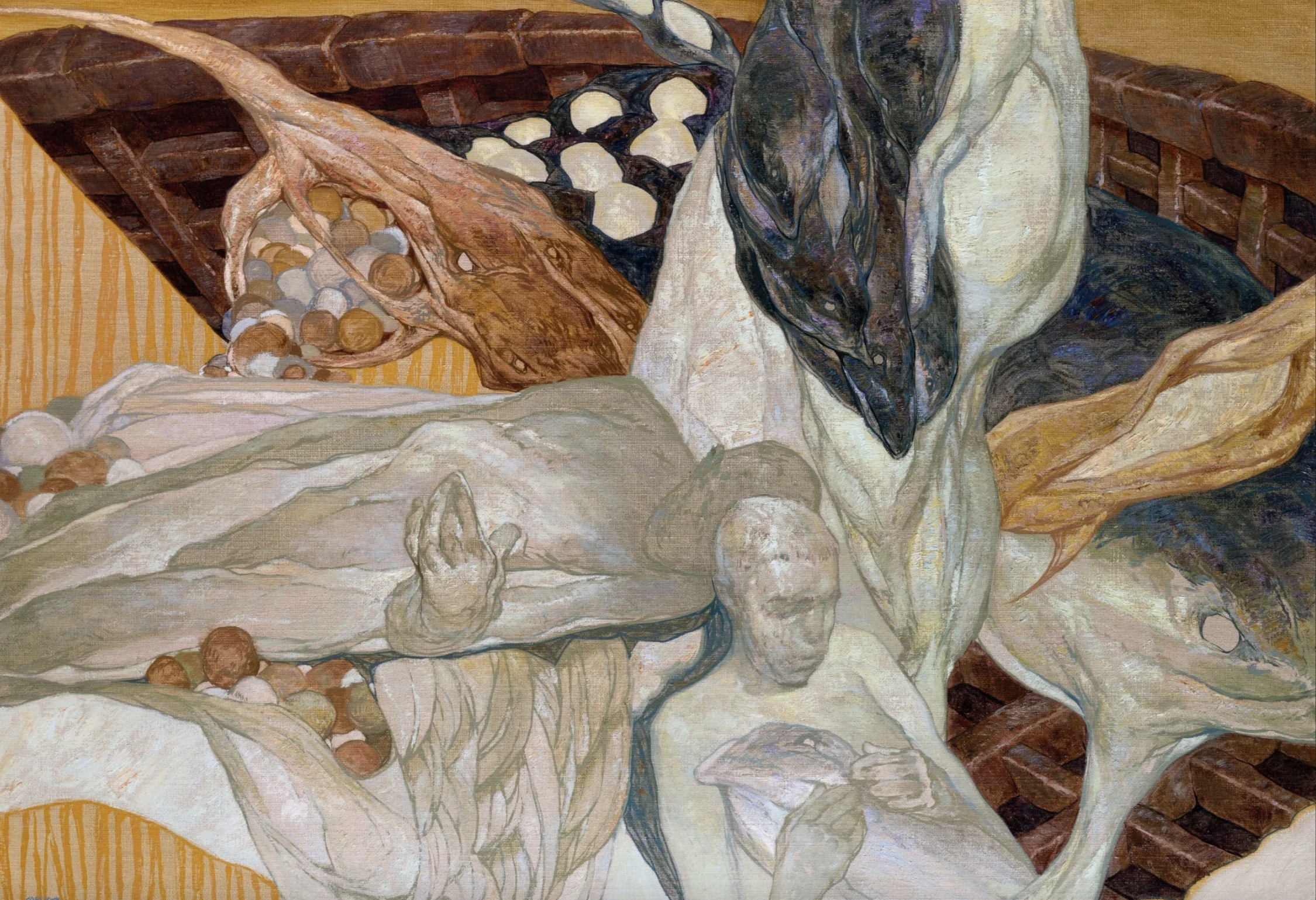 Denis Sarazhin, I Remember It Differently, 2026, oil on canvas, 24 × 34 in